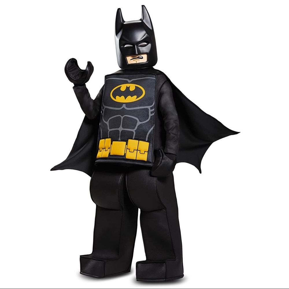 Disguise Batman Lego Movie Prestige Costume, Black, Small (4-6)